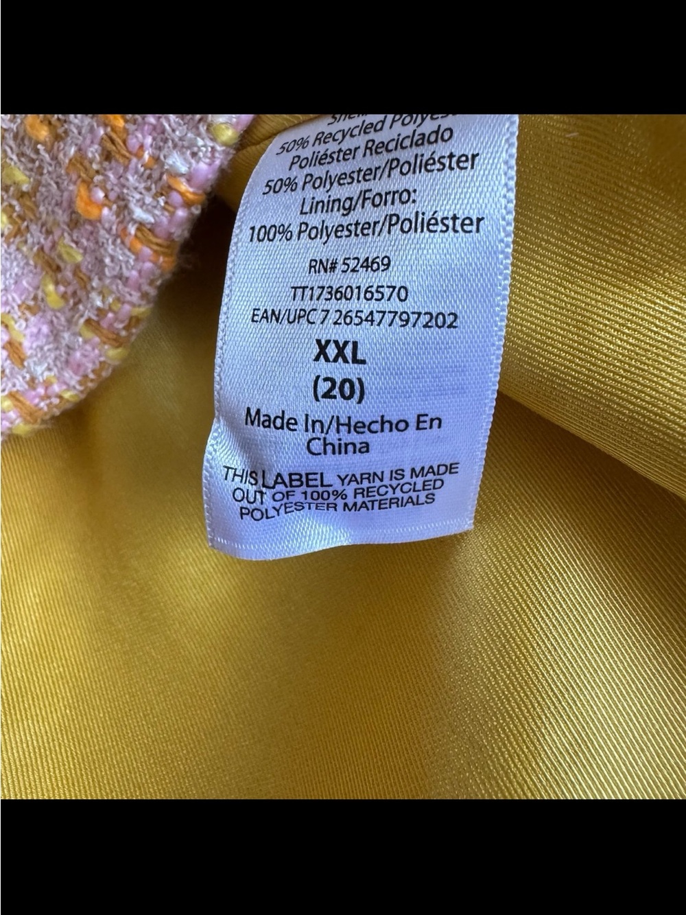 Time and Tru Women's Tweed Ladylike
Blazer Jacket, size XXL - Picture 8 of 13